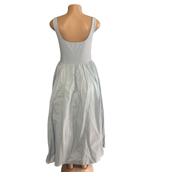 Sophie Rue Light Blue Square Neck A-line Dress - Picture 7 of 9
